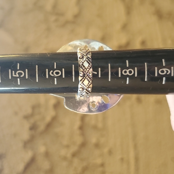 New Oversized Chrysocolla & Diopside 925 Silver Statement Ring. - Picture 13 of 14